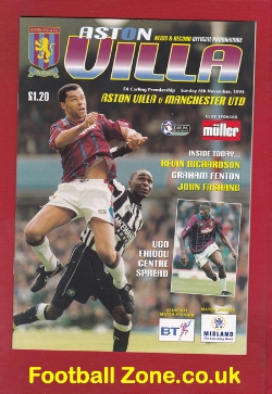 Aston Villa v Manchester United 1994
