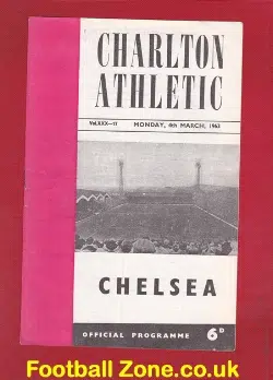 Charlton Athletic v Chelsea 1963
