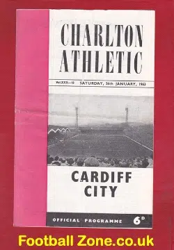 Charlton Athletic v Cardiff City 1963