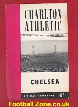 Charlton Athletic v Chelsea 1962