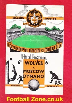 Wolves Wolverhampton v Dynamo Moscow 1955 – to clear