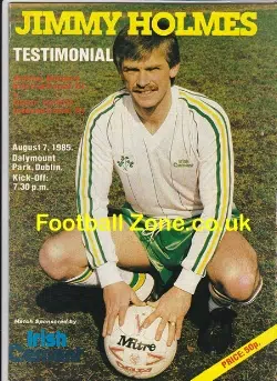 Jimmy Holmes Testimonial Benefit Match Tottenham Ireland 1985