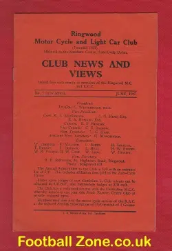 Ringwood Grass Track Speedway 1947