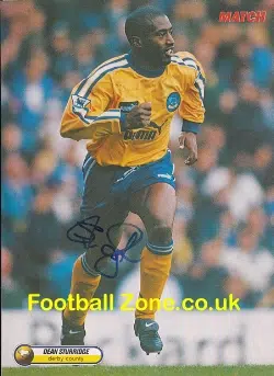 Derby County Dean Sturridge Signed Picture Poster