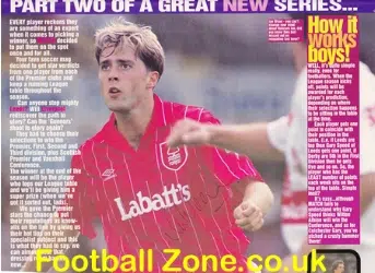 Nottingham Forest Ian Woan Signed Picture Poster