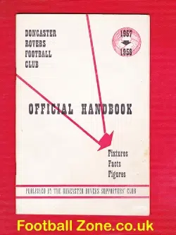 Doncaster Rovers Football Club Official Handbook 1957 - 1958