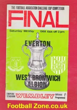 West Bromwich Albion v Everton 1968 – FA Cup Final