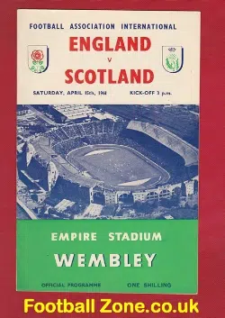 England v Scotland 1961 - The Score was 9 - 3