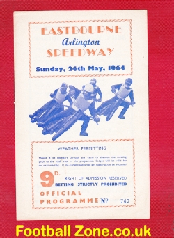Eastbourne Speedway Championship Of Sussex 1964
