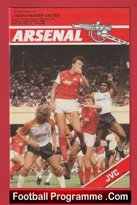 Arsenal v Manchester United 1983