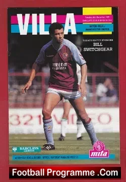 Aston Villa v Manchester United 1989