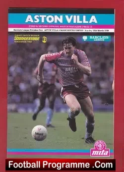 Aston Villa v Manchester United 1989