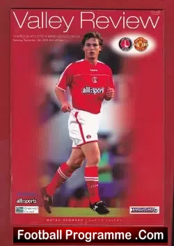 Charlton Athletic v Manchester United 2003 - football programme