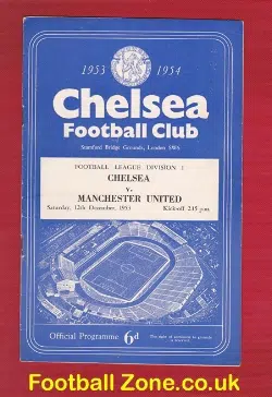 Chelsea v Manchester United 1953 – The Young Busby Babes