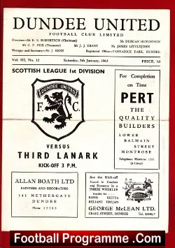 Dundee United v Third Lanark 1963