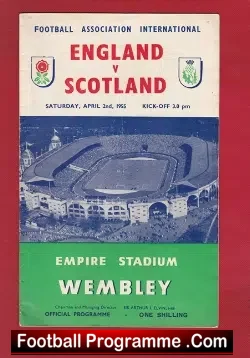 England v Scotland 1955 – Duncan Edwards Record