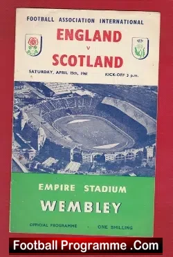 England v Scotland 1961 – Score was 9 – 3