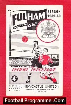 Fulham v Newcastle United 1959
