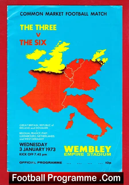 Great Britain v Germany 1973 – Common Market + Bobby Charlton