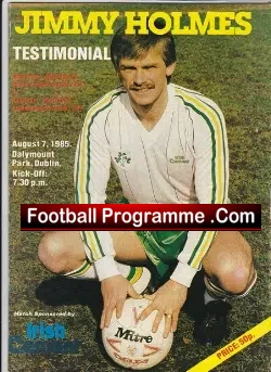 Jimmy Holmes Testimonial Benefit Match Tottenham Ireland 1985