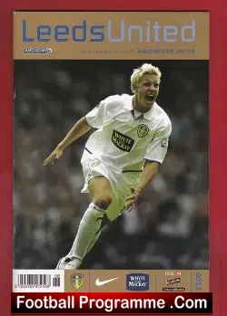 Leeds United v Manchester United 2003 - football programme