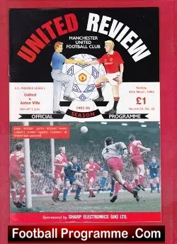 Manchester United v Aston Villa 1993