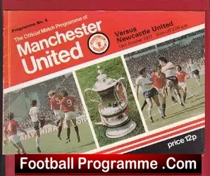 Manchester United v Newcastle United 1977