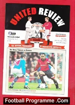 Manchester United v Newcastle United 1994