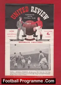 Manchester United v Newcastle United 1952