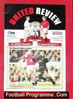 Manchester United v Norwich City 1994