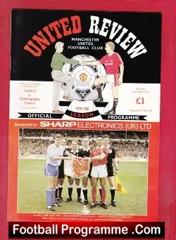 Manchester United v Nottingham Forest 1992