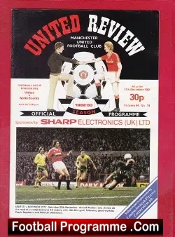 Manchester United v Notts County 1982