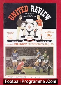 Manchester United v Tottenahm 1983
