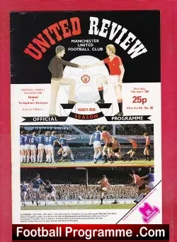 Manchester United v Tottenham 1982