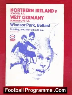 Northern Ireland v Germany 1980 – Schoolboys + Whiteside