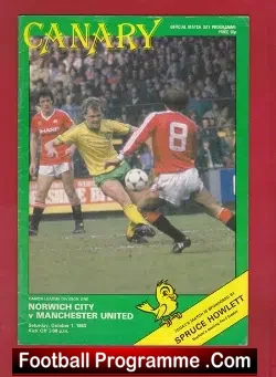 Norwich City v Manchester United 1983