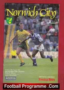 Norwich City v Manchester United 1993