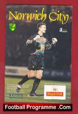Norwich City v Manchester United 1995