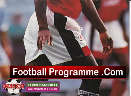 Nottingham Forest Kevin Campbell Signed Autograph Picture Poster