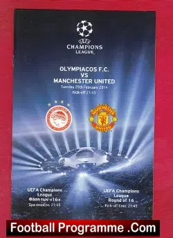 Olympiacos v Manchester United 2014 – Greece