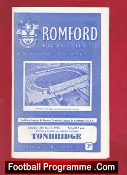 Romford v Tonbridge 1962