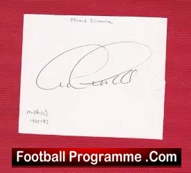 Scotland Archie Gemmill Genuine Autograph - Famous Goal 1978 - football programme
