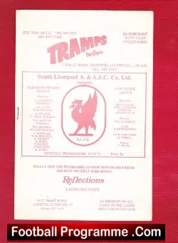South Liverpool v Tranmere Rovers 1972 – FA Cup