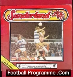 Sunderland v Manchester United 1984 - football programme
