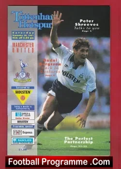 Tottenham Hotspur v Manchester United 1991