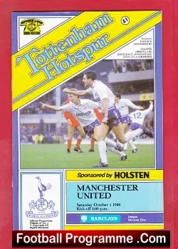 Tottenham Hotspur v Manchester United 1988