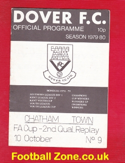 Dover v Chatham Town 1979 – FA Cup Replay