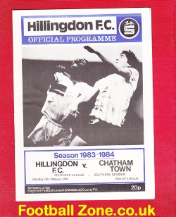 Hillingdon v Chatham Town 1984