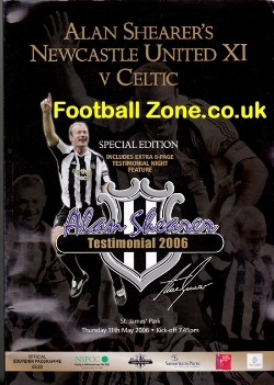 Alan Shearer Testimonial Newcastle United 2006 – Special Edition