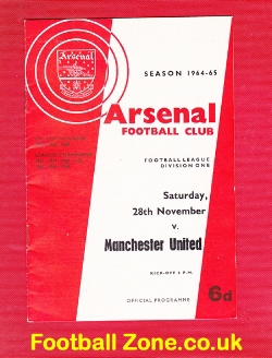 Arsenal v Manchester United 1964
